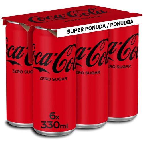 Coca-Cola Zero 0,33l 6pack limenka Slike