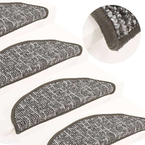  Tepisi za stepenice 15 kom antracit 56x17x3 cm Cijene