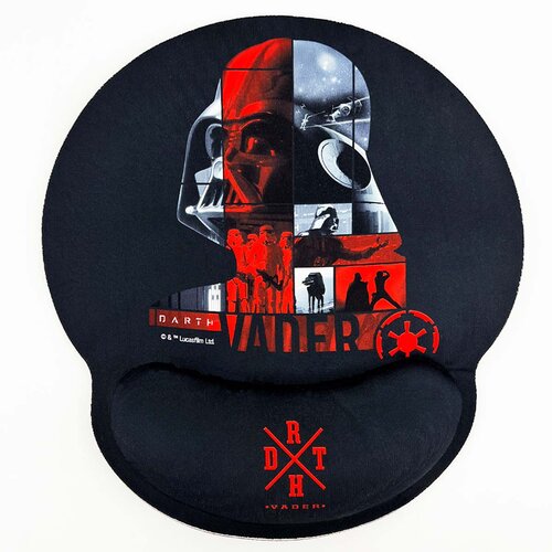 Oem Wondee, Ergonomska XXL podloga za mi&scaron;ko z dizajnom Darth Vader z naslonom za zapestje, Črna, (5000185064) Cene