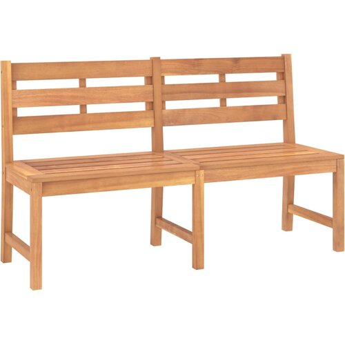  3-dijelni vrtni blagovaonski set od masivne tikovine Smeđa 180 cm table length Slike