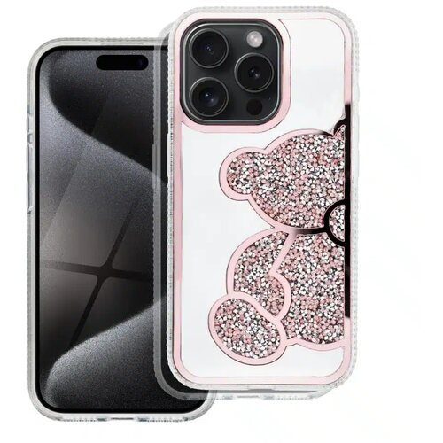 Teddy BEAR maska ​​za iPhone 16 Pro Max - pink Cijene