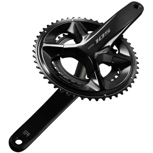 Shimano pogon FCR7100 105 for rear 12SPEED hollowtech 2 175MM 5034T w/o cg w/o bb parts black indpack IFCR7100EX04 Slike