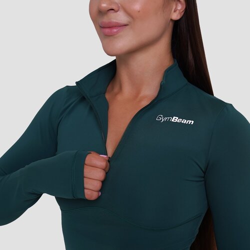 GymBeam ženska sportska majica ignite dark green 92263 Slike