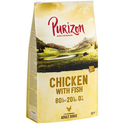 Purizon NOVA RECEPTURA: piletina s ribom Adult - bez žitarica - 12 kg Slike