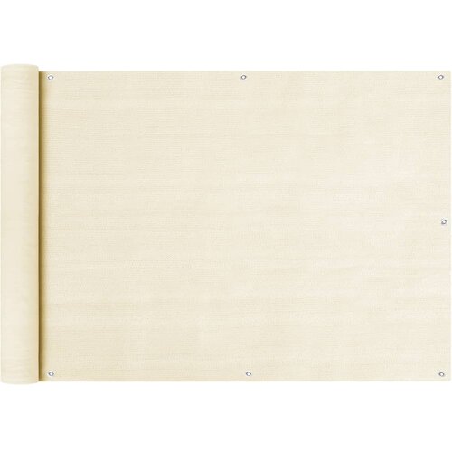 vidaXL Balkonsko platno krem 75x500 cm HDPE, (20610464) Cene