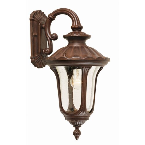 Elstead Lighting Elstead Chicago Zunanja majhna stenska svetilka z 1 lučjo, rjasto bronasta patina IP44, E27, (22100071) Cene