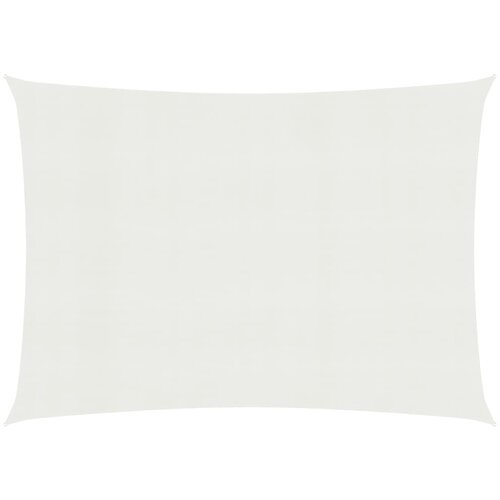 vidaXL Senčno jadro 160 g/m² belo 6x7 m HDPE, (20609523) Cene