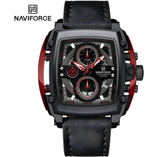 Sat NAVIFORCE TU-38626 - Crna / Crvena KP38626 Cene