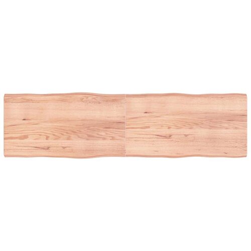Stolna Mizna plo&amp;scaron;ča sv. rjava 220x60x(2-6)cm obdelana trdna hrastovina, (20979595) Slike