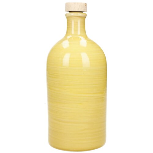 Brandani Rumena keramična steklenička za olje Maiolica, 500 ml Cene