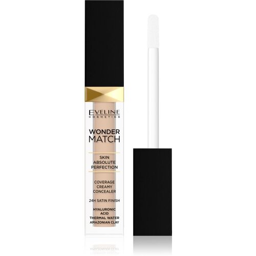 Eveline Cosmetics Wonder Match kremasti prekrivni korektor 24 ur odtenek 05 Porcelain Warm 7 ml Slike