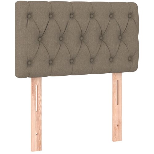 Maison Chic posteljno vzglavje - vzglavna omarica - nočna omarica taupe 80x7x78/88 cm blago, (21705052) Slike
