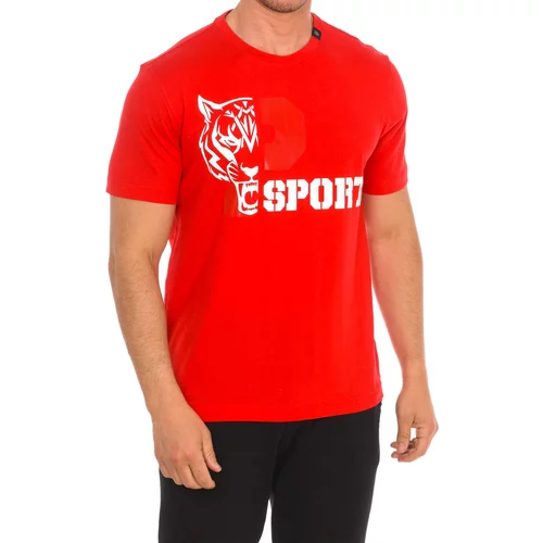 Philipp Plein Sport Majice s kratkimi rokavi TIPS410-52 Rdeča