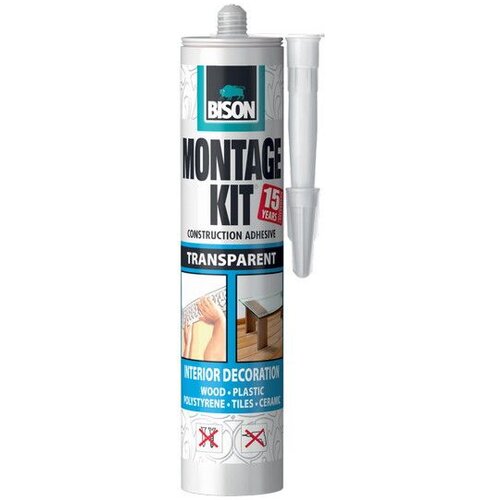 Bison MONTAGE KIT TRANSPARENT 310gr Cene