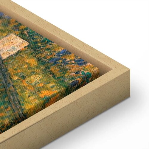  Slika - Gustav Klimt &amp;ndash; Country House on the Attersee Lake 60x60 U prirodnom drvenom okviru Slike