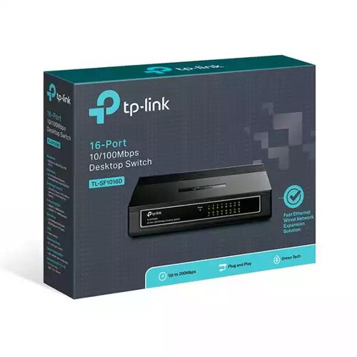 Tp-link TL-SF1016D 16x RJ4510100Mbps plastično kućište Cene