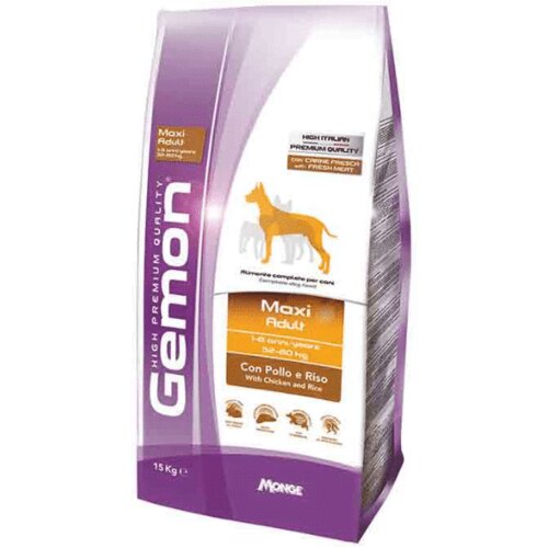 Gemon dog maxi adult with chicken and rice 15 kg Cene