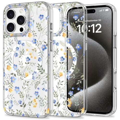 TECH-PROTECT MagMood MagSafe ovitek za iPhone 16 Pro, Spring Flowers Cene