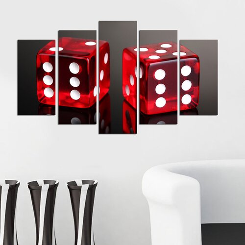 Wallity Set Slika 5PMDF-87, 5 Delova Cene