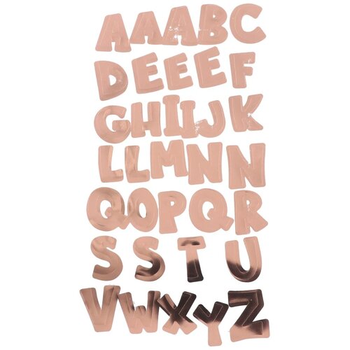 Junior Crafty sticky, alfabet stiker, bronza, 33K Cene