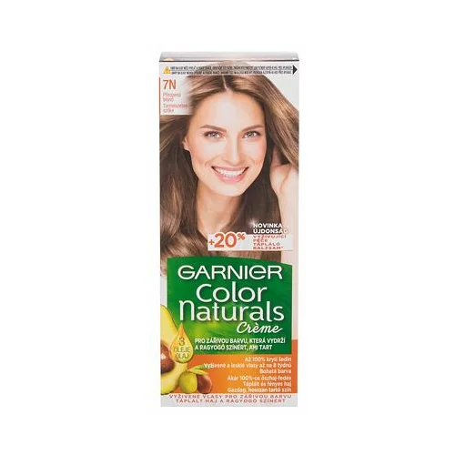 Garnier color Naturals Créme trajna sijoča barva za lase 40 ml odtenek 7N Nude Blond