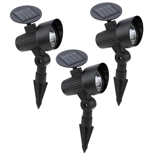 Eglo 48504 - Komplet od 3 LED solarna svetla GIONATA, LED/200 mAh, IP44, crna Slike