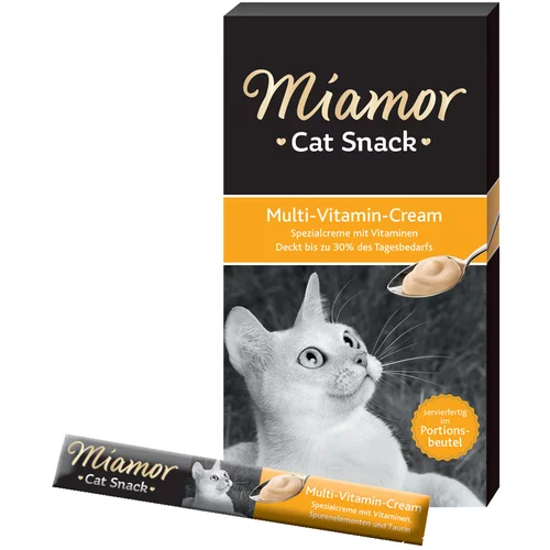 Miamor Cat Snack multivitaminska krema - 6 x 15 g