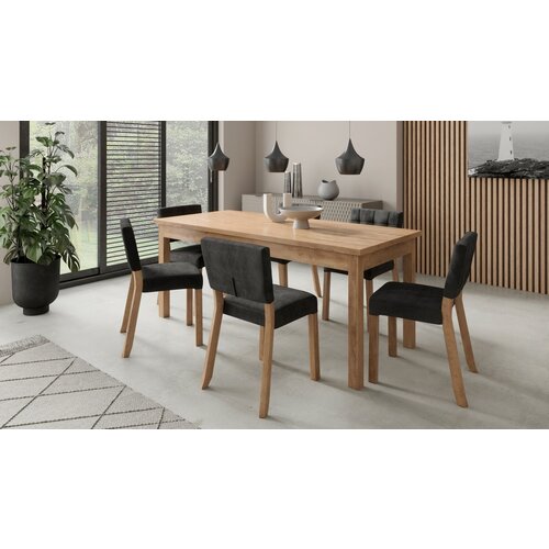 ADRK Pro�irivi blagovaonski set RODOS 80 sa 6 stolica - HRAST LEFKAS Cijene