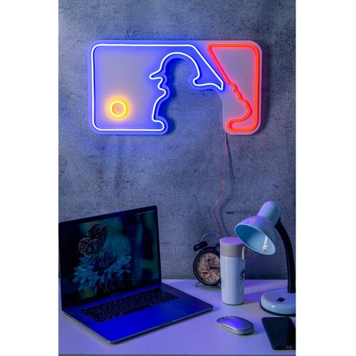 Wallity Baseball Pitcher Multicolor Decorative Plastic Led Lighting Slike