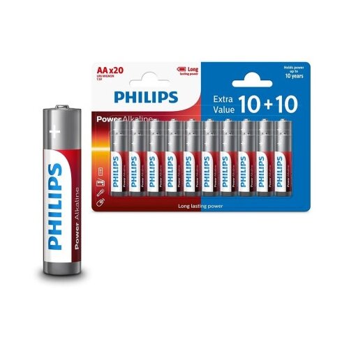 Philips AA LR6 Blister 10+10 alkalne baterije ( 21374 ) Cene