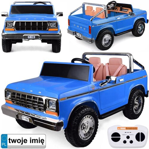  Automobil na baterije s dva sjedala, klasični Ford Bronco kamionet PA0338 Cene