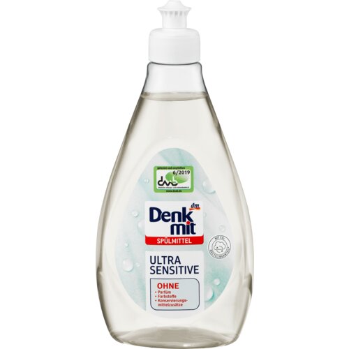Denkmit Ultra Sensitive deterdžent za ručno pranje sudova 500 ml Slike