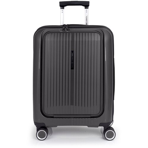 Gabol Brooklyn kabinski kofer (carry-on) | pregrada za laptop | metalik siva | polipropilen Cene