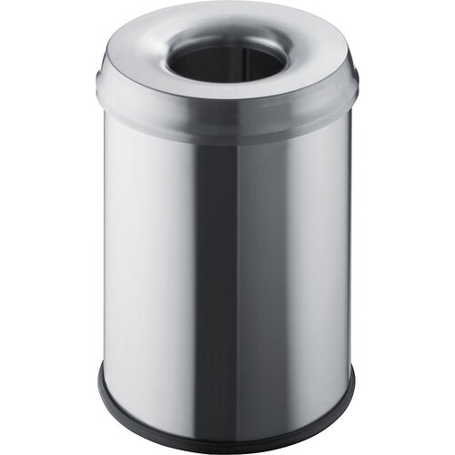 Helit Varnostna posoda za odpadke, prostornina 15 l, Vx&amp;Oslash; 335 x 260 mm, nerjavno jeklo, DE 2 kosa Slike