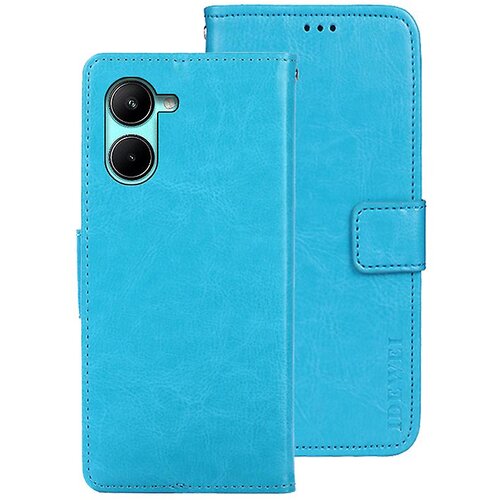 INORCO IDEWEI Za Realme C33 2023 4G/C33 4G Denarnica Crazy Horse Texture Stojalo Cover PU usnjena torbica za telefon, (22036766) Slike