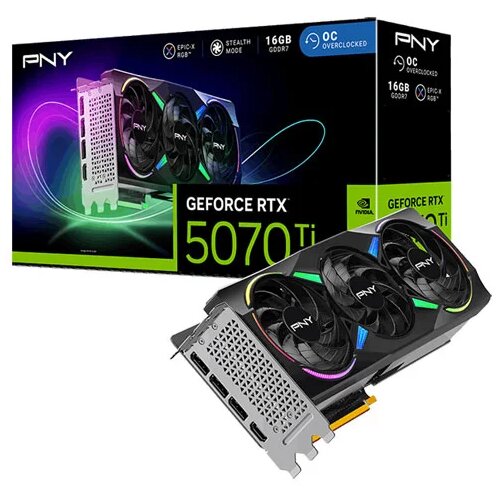 Palit PNY RTX 5070Ti 16GB Gaming OC Triple fan, ARGB, GDDR7, 3xDP, 1xHDMI Cijene