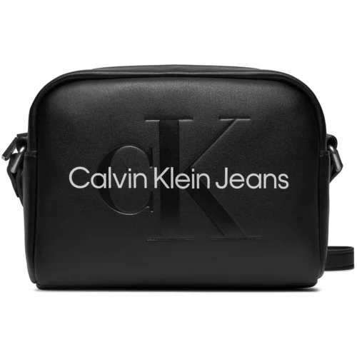 Calvin Klein Jeans Torba preko ramena crna / bijela