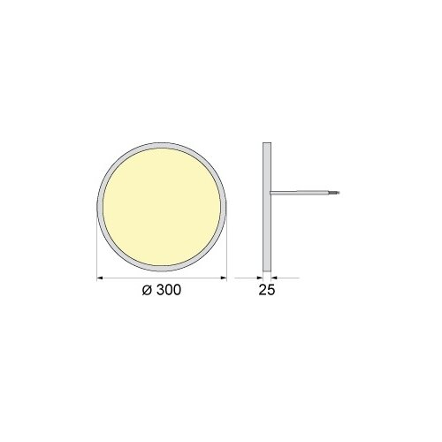  LED stropno svetlo SIMEN LED/24W/230V 4000K IP40 prečnik 30 cm belo UGR&amp;lt;19 Slike