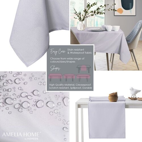 AmeliaHome Stolnjak Empire 120x120 cm, lila Slike