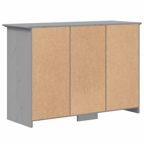  Komoda BODO siva 115,5 x 44 x 80 cm od masivne borovine Slike