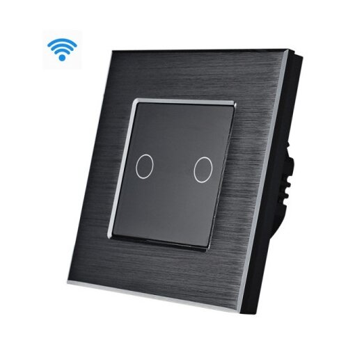 Exeshop 2g wi-fi pametni prekidačI al crni (WiFi touch switch) ( ss025 ) Cene