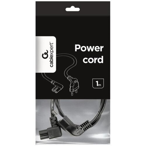 Gembird Napajalni kabel 220V 2,5m C7 BIPOLAR kotni črn PC-184L Cene