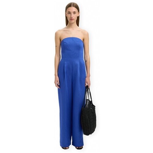 Selected Kombinezoni W Sima Bustier Jumpsuit - Dazzling Blue Modra Cene