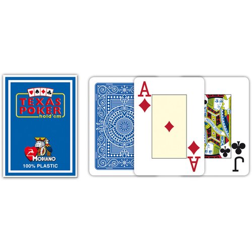 Modiano karte texas poker 2 jumbo blue Slike