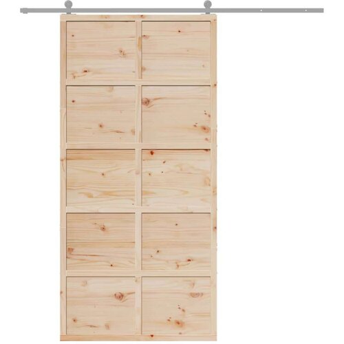 vidaXL Vrata za staju 100x208 cm od masivne borovine Cene