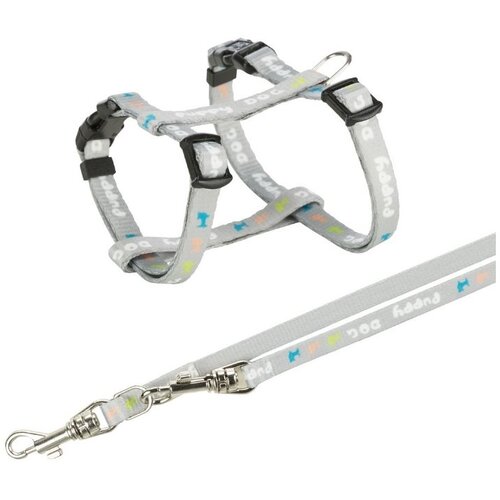 Trixie oprsnica s vodilicom junior m-l 27-45 cm/8 mm 2 m svijetlo siva Cene