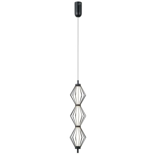  ITALUX PND-34403-3V-BK - LED luster na sajli SEVILLA LED/15W/230V 3000K crna Slike