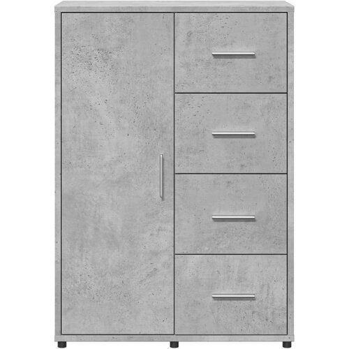 VidaXL Komoda 2 kom siva boja betona 60x31x84 cm od konstruiranog drva Slike