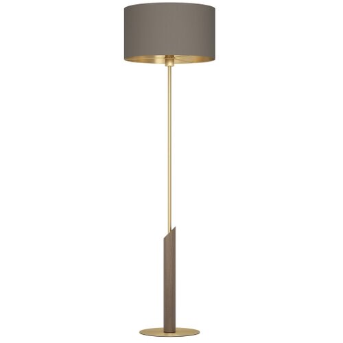Eglo 390338 - Stojeća lampa SANTANDRIA 1xE27/40W/230V braon/zlatna Slike