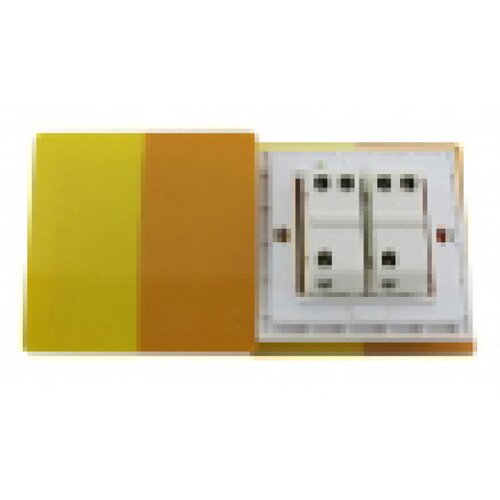  Zidni prekidač ART F serije, dvopolni, klasični i/ili naizmenični 250V - 10А, žuta Pantone paleta boja, model ARTF4 Cene